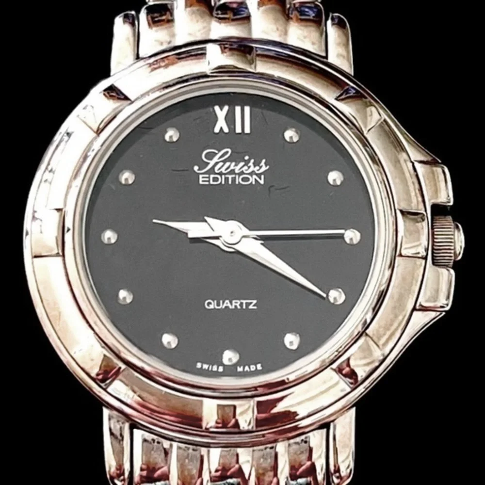 Stainless Steel Swiss Edition Watch!